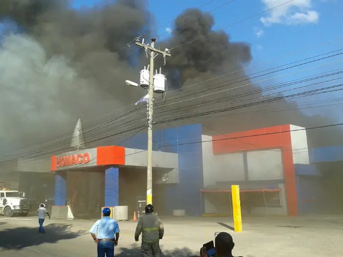 promaco choluteca principal dia del incendio