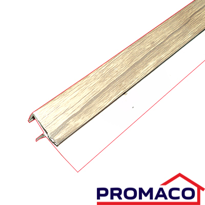ANGULAR EXTERNO TABLILLA TIPO MADERA FX87-27 PARA CIELO PVC CIERVO 5.9M EXCL