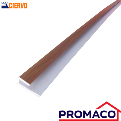 TERMINAL TABLILLA CEREZO LAMINADA PARA CIELO PVC CIERVO 5.9M EXCL