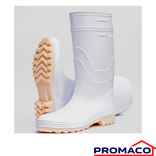 [i10012793-00] BOTA BLANCA INDUSTRIAL DE HULE 7 GATOS # 44/45