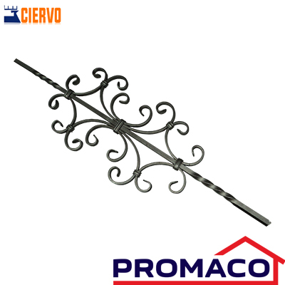 [i10021765-00] CIERVO-PANEL DECORADO ORNAMENTAL HIERRO 52-F-1