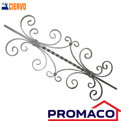 [i10021776-00] CIERVO-PANEL HIERRO ORNAMENTAL 51-3 EXCL