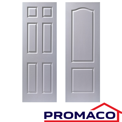 PUERTA DE FIBRAN 6 PANEL 28X80Pg.