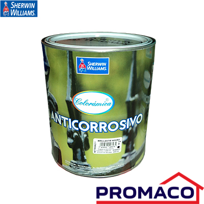 [i10013384-00] SW-NEGRO ANTICORROSIVO BRILLANTE N77BSA2-1/4 COLORAMICA 1/4 EXCL