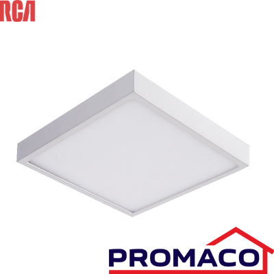 LAT-LAMPARA CUADRADA DE SOBREPONER 6W LUZ CLARA 85-277V RLCSLD6W RCA EXCL