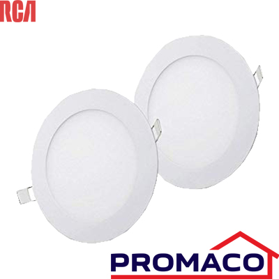 LAT-LAMPARA REDONDA EMPOTRABLE 3W LUZ CLARA 85-227V RLRLD3W RCA EXCL