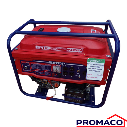 [i10032240-00] EMTOP-PROF-16340-GENERADOR GASOLINA 6500W ULGGRD6511 EXCL