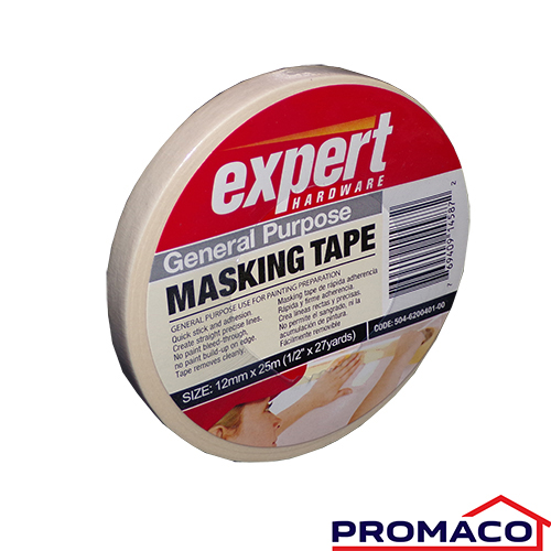 LP-MASKING TAPE EXPERT 12 MM X 27 1/2PG 0401-00
