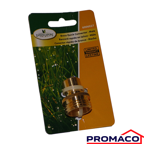 ORG-42 CONECTOR RAPIDO MACHO 1.90CM PARA MANGUERA DE 1/2 LANDSCAPERS SELECT 6006027 EXCL