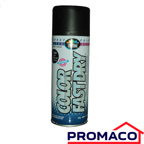 SPRAY NEGRO ALTA TEMPERATURA NEGRO MATE 800010899 #1200