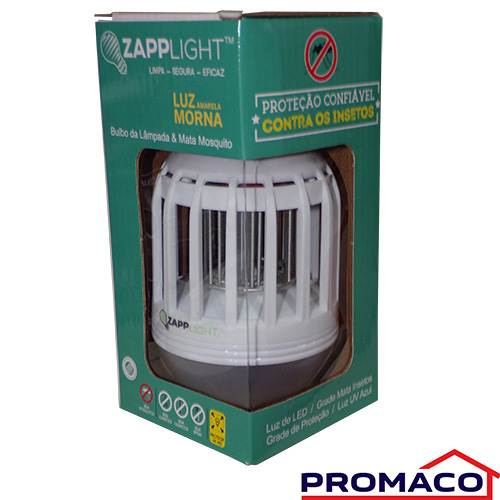 [i10038221-00] XTRA-BOMBILLO LED MATA MOSQUITOS 3W Y LUZ CALIDA 9W ZAPP YH1158-1 61660