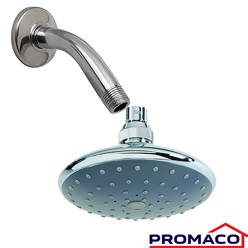 [i10038280-00] DICA-180 DUCHA REDONDA PARA BANO CROMADA CON BRAZO ECOLOGICO DICA 4532BL