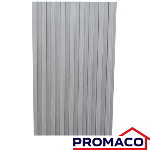 CIERVO-PANEL WPC GRIS PARA PARED INTERIOR HW80701-15 2.9M LARGO 16CMX24MM