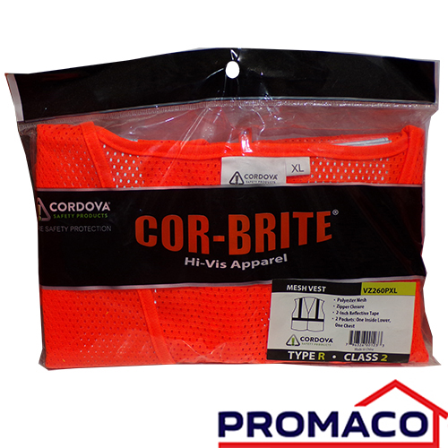 [i10042127-00] ORG-CHALECO ANARANJADO TIPO MALLA DE SEGURIDAD CON  CINTA REFLECTIVA VZ260PXL