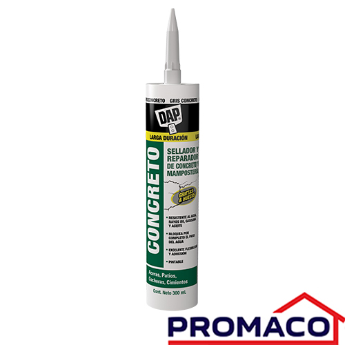 ORG-SELLADOR DE CONCRETO GRIS PARA GRIETAS 3-5094 DAP 298ML 6760