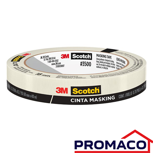 ORG-MASKING TAPE 3/4 x 300 PG 3M SCOTCH 19MM X 7,62M
