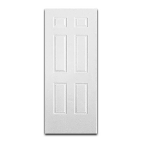 PUERTA DE FIBRAN BASICA 6 PANEL 34X80PG.