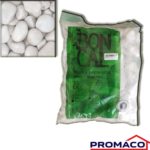 PIEDRA DECORATIVA PLEBE ONIX BLANCO