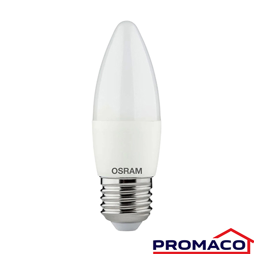 OSRAM-BOMBILLO LED TIPO VELA OPACO 2.6L827 300859790 100-240V 3W 260LM 240636