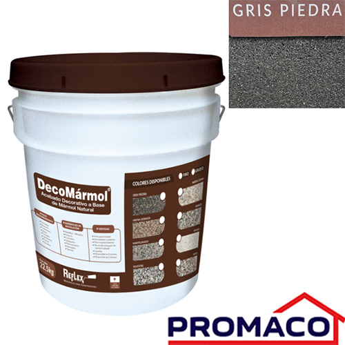 REF-DECO MARMOL GRIS PIEDRA 22.5KG
