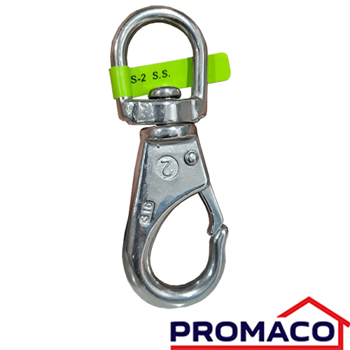 ORG-GANCHO NAUTICO DE SEGURIDAD GIRATORIO 251S-2 OJO NO.2 A/INOX 2391