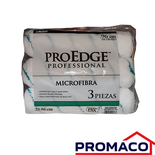 ORG-FELPA DE MICROFIBRA 3/8X9PG 3PACK PROEDGE ARS-173360 1363