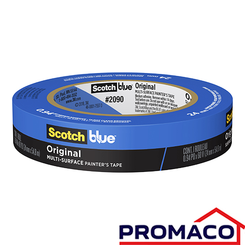 ORG-42 MASKING TAPE AZUL 1PGX 54.86M SCOTCH 3M 624-1129 6811 EXCL