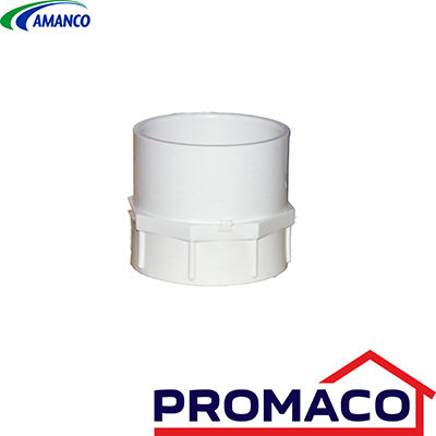 AMC-001 ADAPTADOR DE PRESION PVC HEMBRA AMANCO 3/4Pg. EXCL
