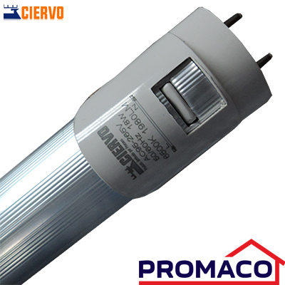 CIERVO-TUBO LED PARA LAMPARA 2X2 9W SKTD2F-9 6500K 70-80LM/W EXCL