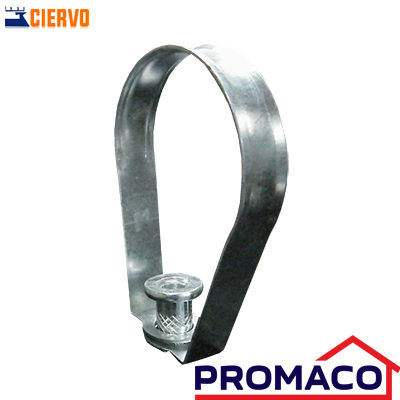 CIERVO-ABRAZADERA TIPO PERA S4 11/4PG. EXCL