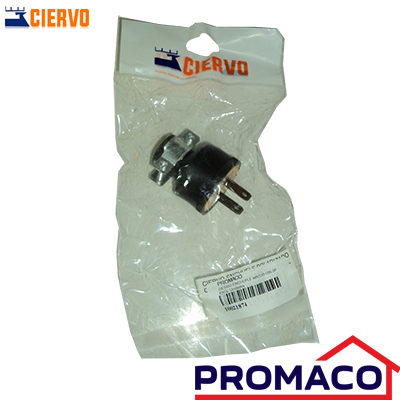 CIERVO-ENCHUFLE MACHO U35 2P EXCL