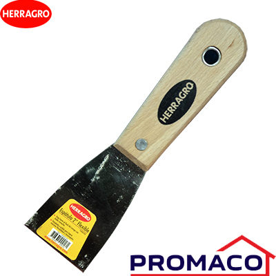 HER-720-ESPATULA MANGO MADERA FLEXIBLE 2PG 75060102