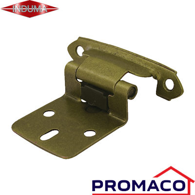 IND-600 BISAGRA DE GOLPE DORADA T6102-021 INDUMA 2X11/2Pg. EXCL