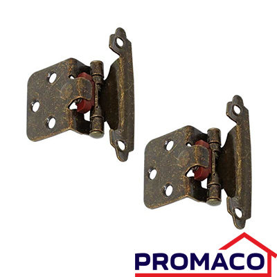CHA-990 BISAGRA CON RELIEVE 1 GRADA LATON ANTIGUO 3121 EXCL