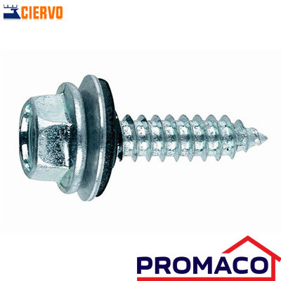 CIERVO-TORNILLO GOLOSO PARA LAMINA 1/4X21/2Pg. EXCL