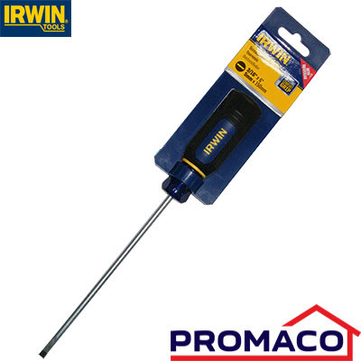 IRWIN-DESARMADOR PLANO PUNTA GABINETE PERFOMANCE 1948686 3/16X6Pg. EXCL