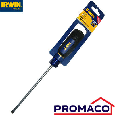 IRWIN-DESARMADOR PLANO PUNTA GABINETE PERFOMANCE 1948688 1/4X6Pg. EXCL