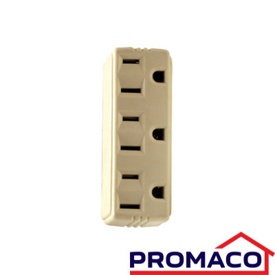 TANIA-510 ADAPTADOR PARA TOMA 3 SALIDAS MARFIL KOB-149 EXCL