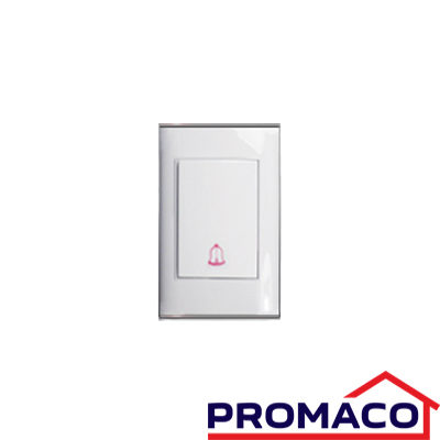 TANIA-510 SWITCH PARA TIMBRE BLANCO-PLATA ROSEMARY KOB-R7102WS EXCL