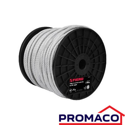 CABLE DE ACERO SIN FORRO 3/16Pg.