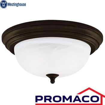 LAMPARA DE TECHO BRONCE ENNEGRECIDO 64290 WESTING HOUSE EXCL