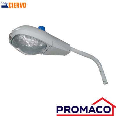 CIERVO-LAMPARA DE SODIO PARA CALLE CON BRAZO TIPO COBRA SL-400A 220V 400W EXCL