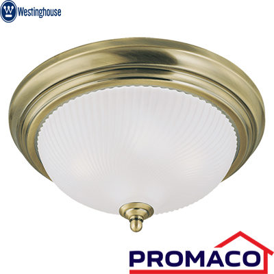 LAMPARA DE TECHO BRONCE 2 LUCES 60 W 66055 WESTINGHOUSE EXCL